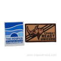 Customized Printed logo sublimation patch with Velcro